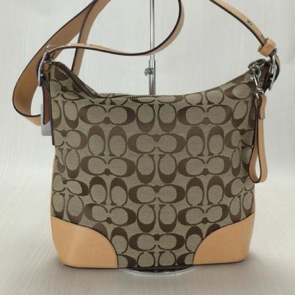 Coach Vintage Signature Monogram Shoulder Bag - Picture 7 of 9